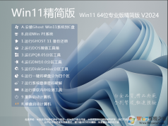 Win11精簡版下載|Win11 64位專業版精簡版 v2024