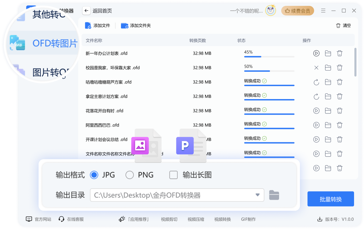 金舟OFD轉換器