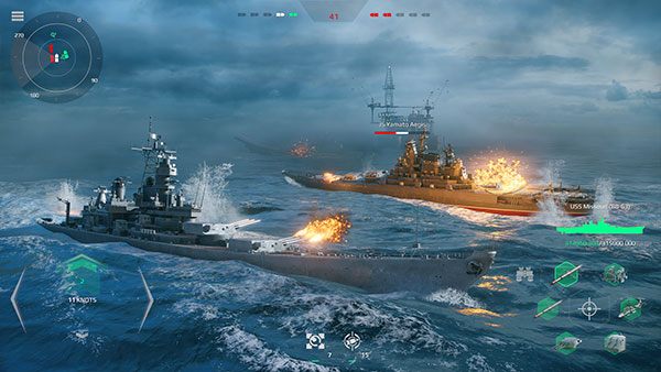 現代戰艦測試服
