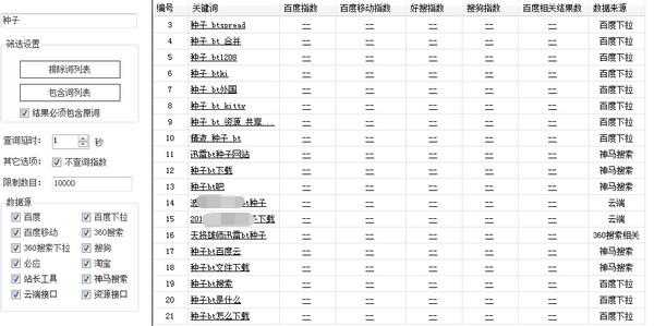 熊貓關鍵詞工具