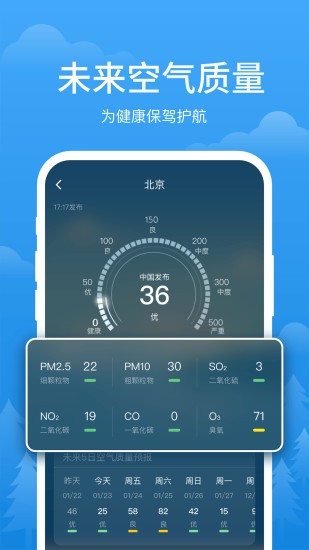 簡單天氣預報手機版