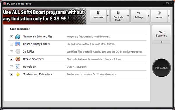 PC Win Booster(電腦系統優化工具)