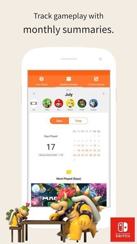 任天堂家長(zhǎng)控制app