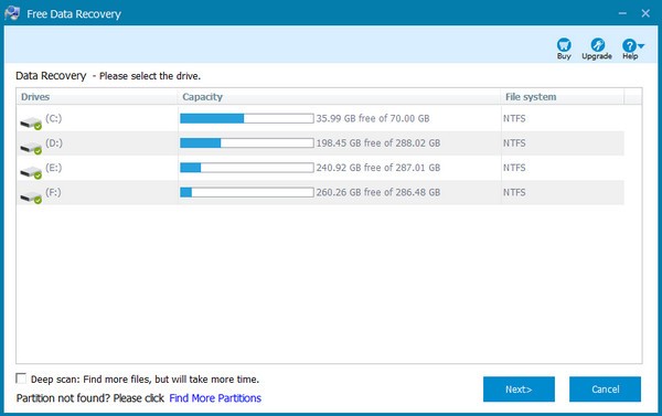ThunderSoft Free Data Recovery(數據恢復軟件)全新版