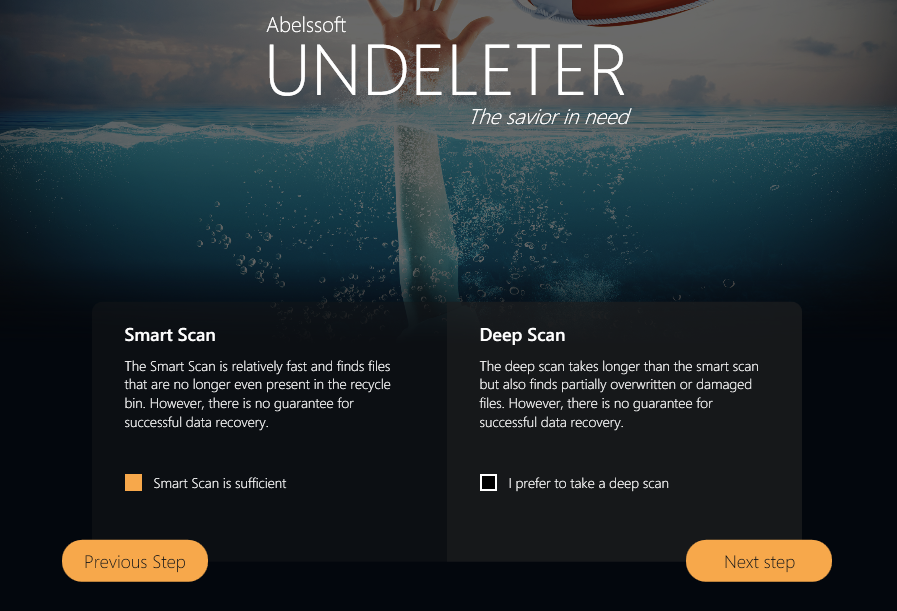 Abelssoft Undeleter(數據恢復軟件)桌面版