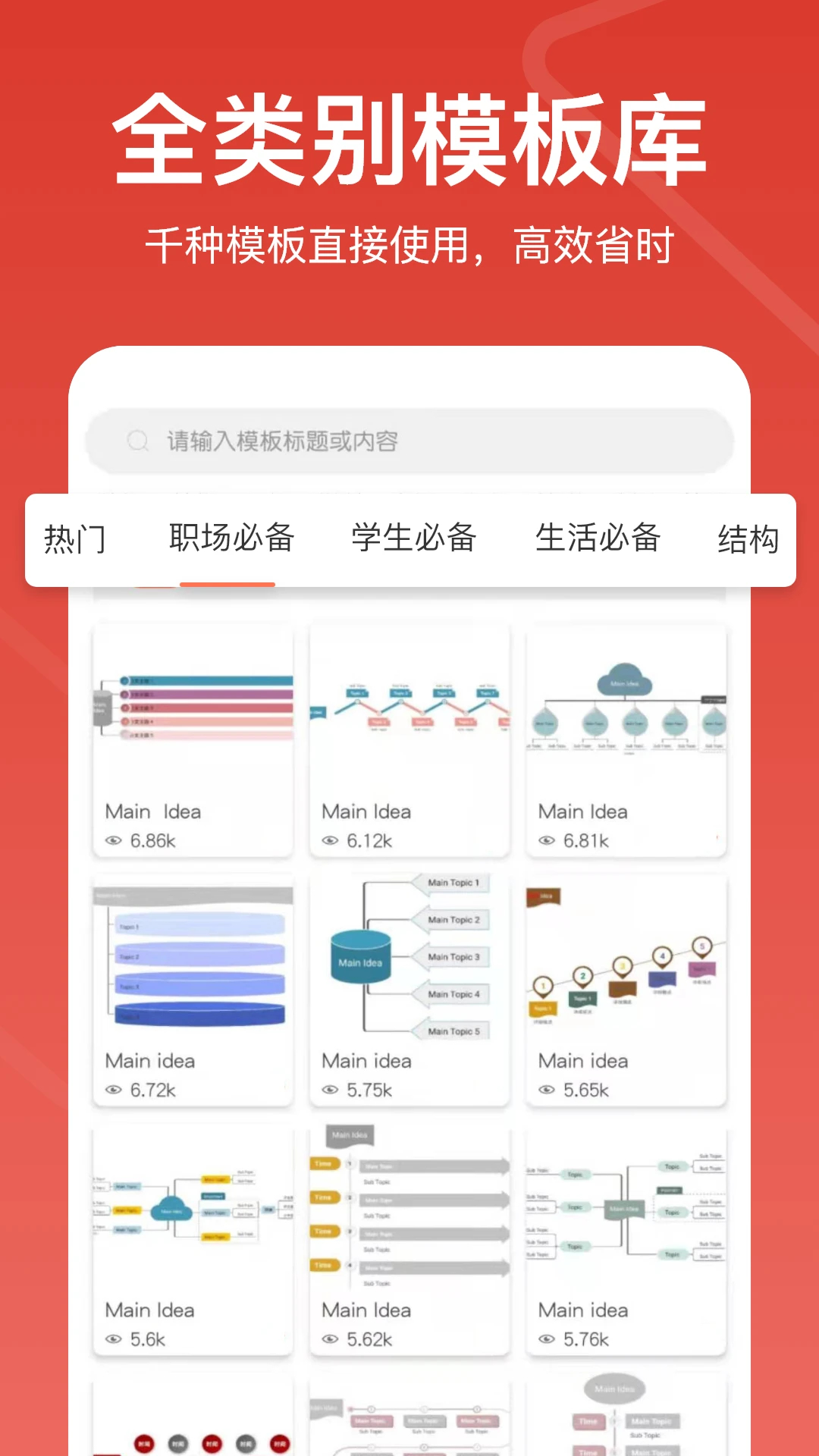 尋簡思維導圖免費版