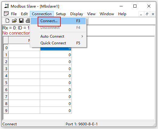 Modbus Slave標準版