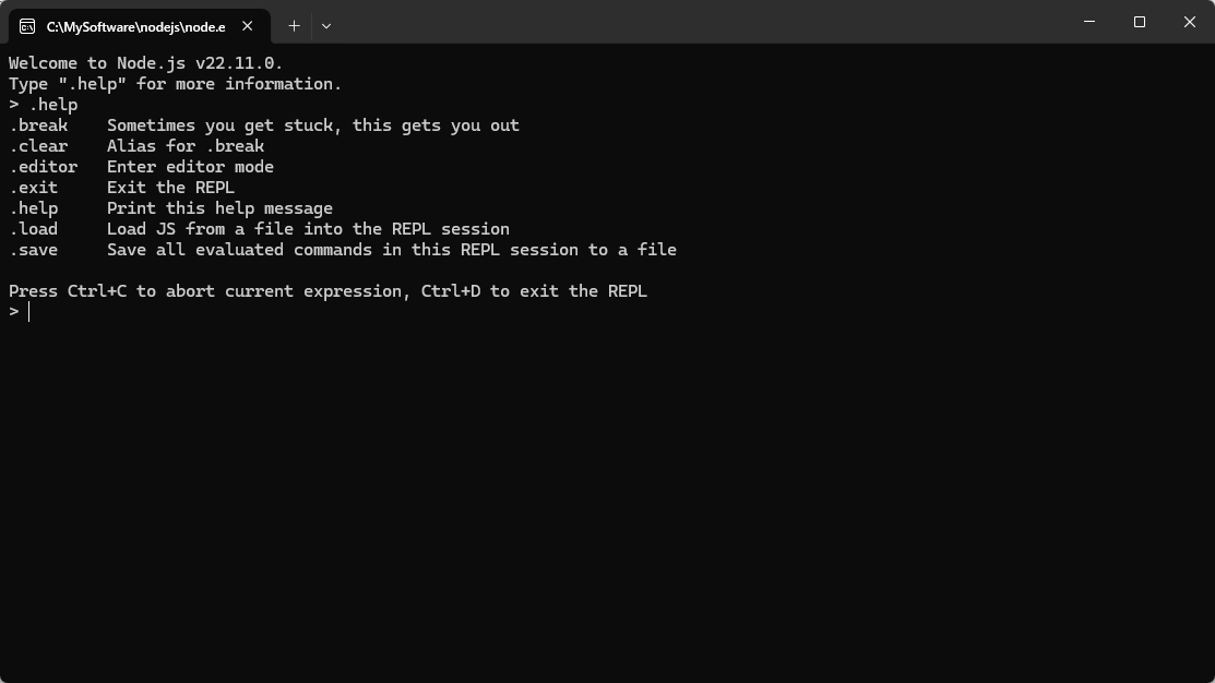 node.js(JavaScript運行時環境)