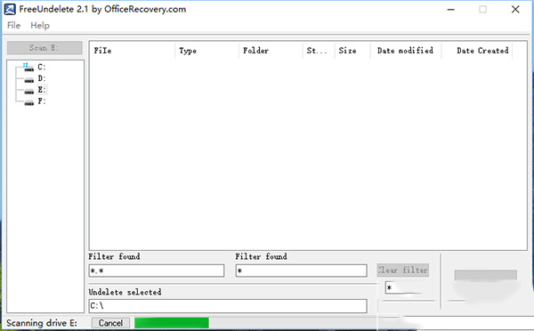 FreeUndelete(免費數據恢復軟件)